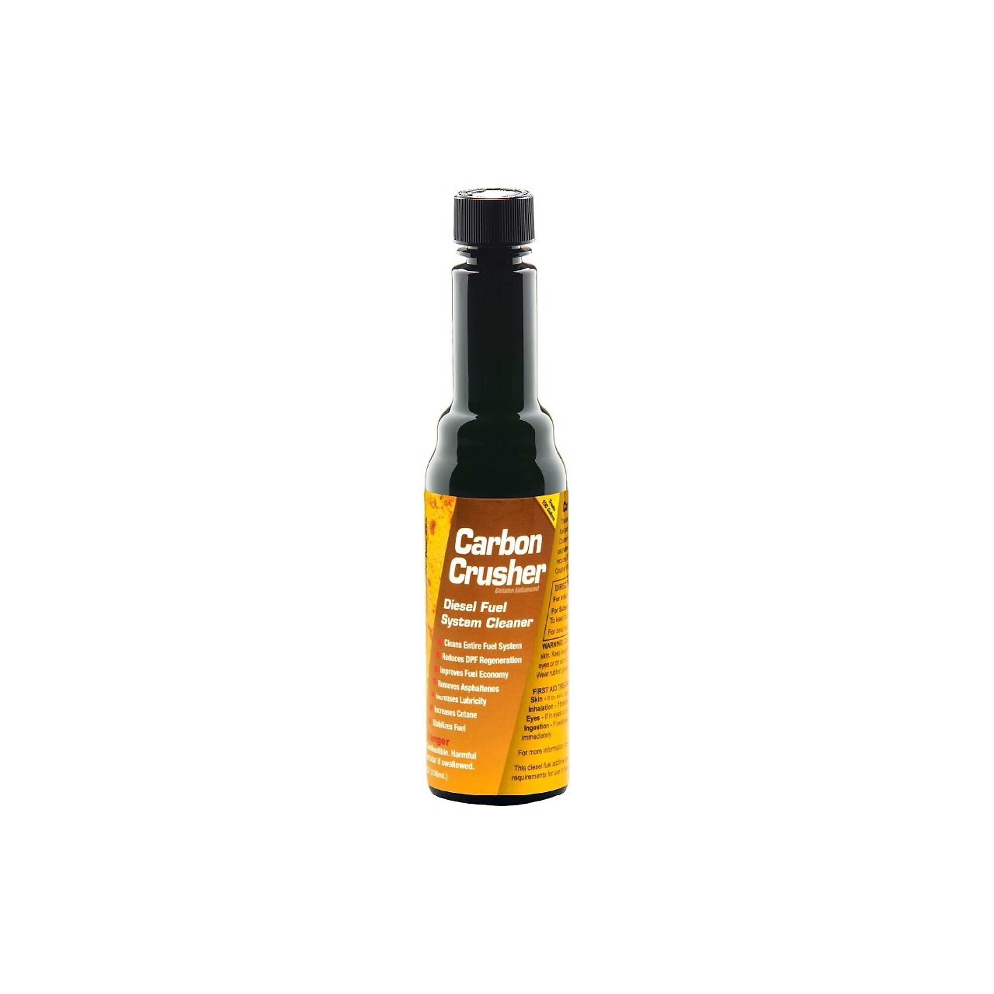 E-ZOIL 8 Oz. Carbon Crusher Fuel System Cleaner, Treats 100 Gals., Model# D70-08
